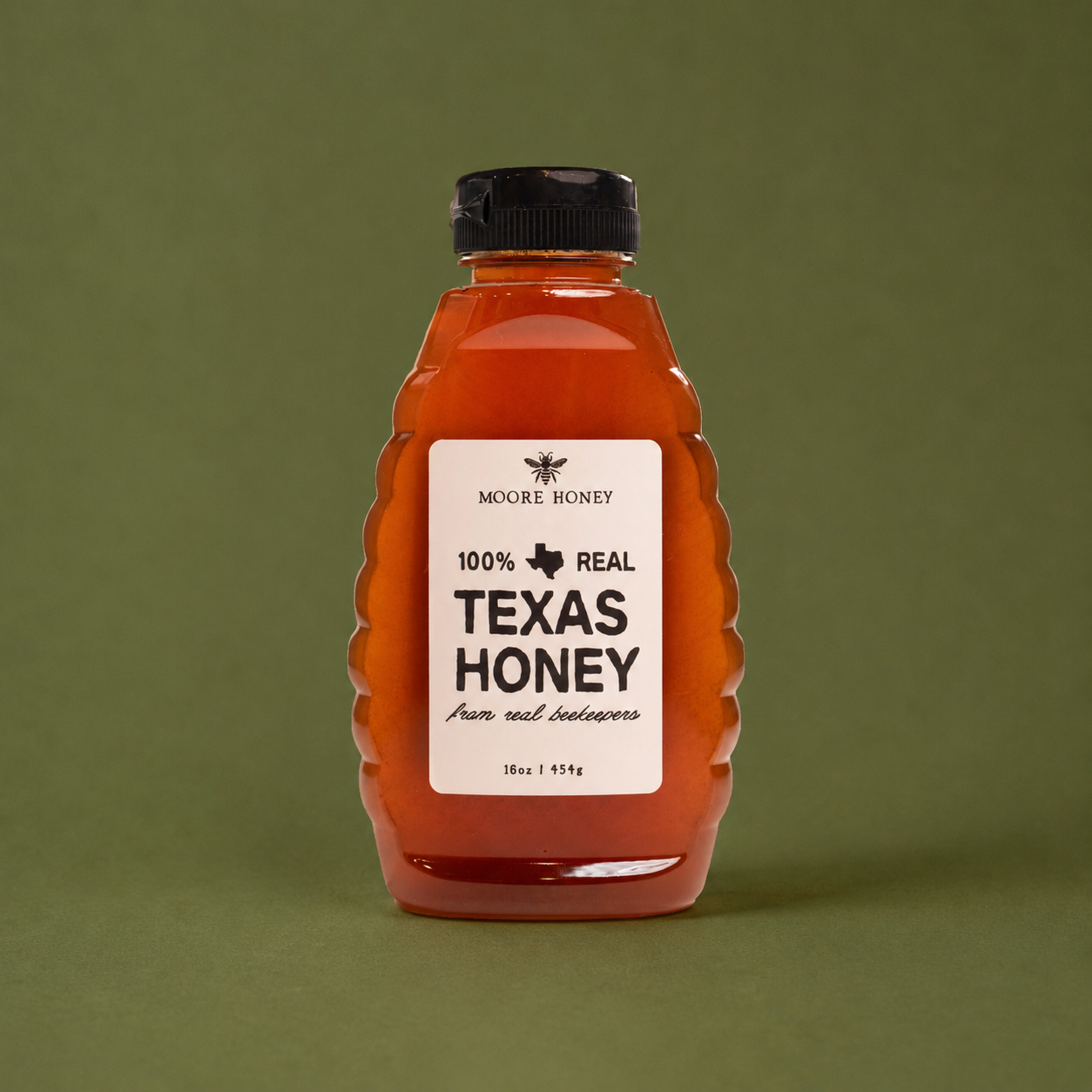 Local Texas Wildflower Honey 16oz – Moore Honey