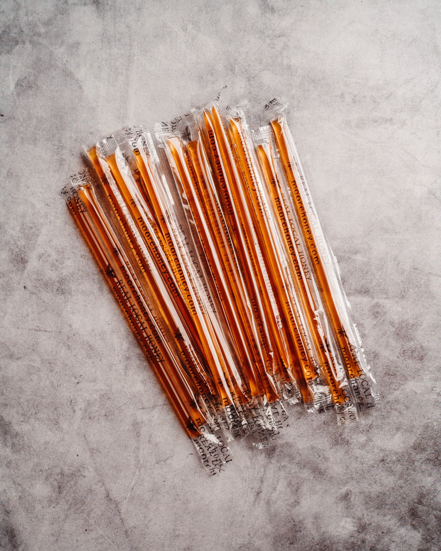 Local Texas Honey Straws - 25 Pack