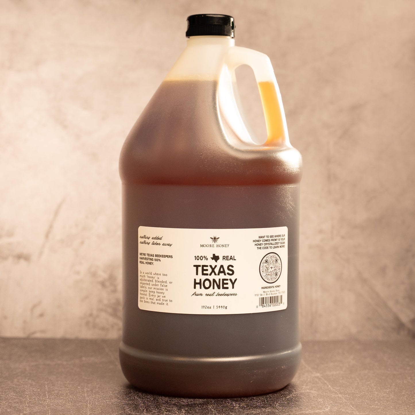 Local Texas Wildflower Honey Gallon Jug