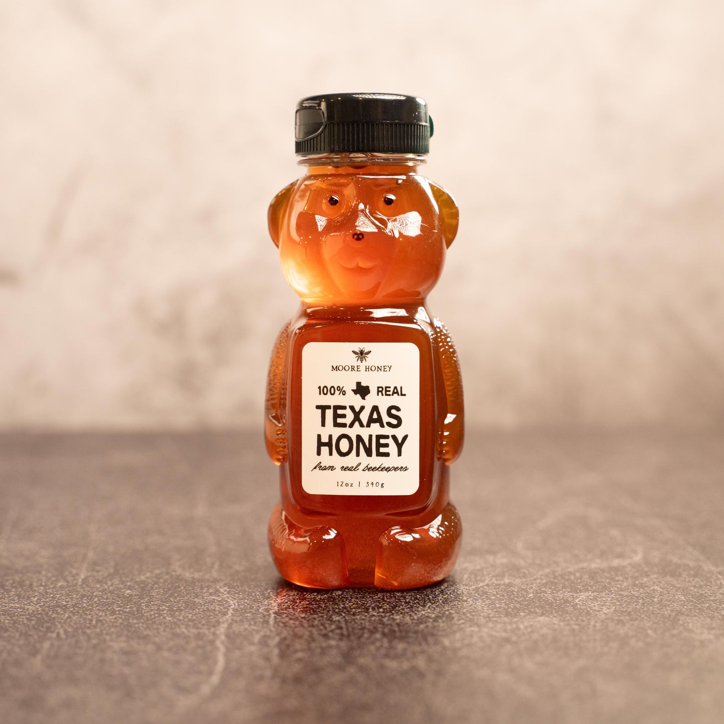 Local Texas Wildflower Honey 12oz Bear